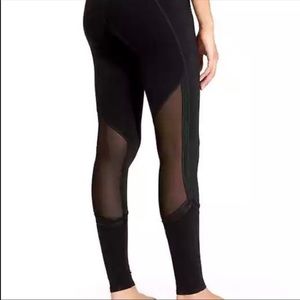 Athleta Leggings Mesh Cutout